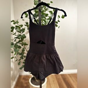 Free People Black Athletic Shorts